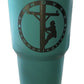 1-Sided Custom Engraved Tumblers