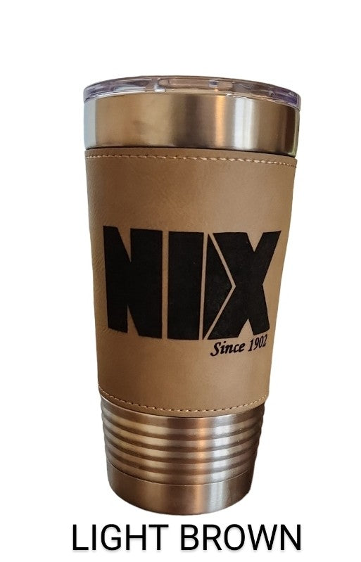 20oz Leatherette Tumbler